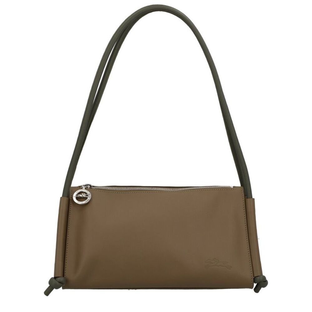Longchamp Le Pliage Xtra Medium Leather Shoulder Bag, Green